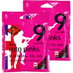 GUITARRA ELECTRICA | R9X2 | 9-42 PACK DE DOS JUEGOS   | RotoSound R9-2