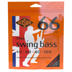 BAJO-4 | 40-100 |   SM66 |  LIGHT ACERO INOX | RotoSound Swing Bass