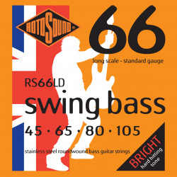BAJO-4 | 45-105 |  RS66LD | REGULAR ACERO INOX  RotoSound Swing Bass