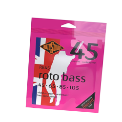 BAJO-4 | 45-105 | RB45 | REGULAR NIQUEL | SIN SEDA EN LOS EXTREMOS  RotoSound Roto Bass